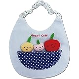 547245/モンスイユ/【Anano cafe】ＡＣ．ベビーコロコロスタイ（リンゴ）/アナノカフェ/キッズ/ベビー/エプロン/離乳食/ギフト/プレゼント