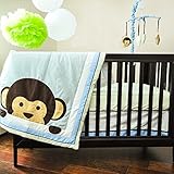 Pam Grace Creations Maddox Monkey Mix & Match 10 Piece Crib Bedding Set by Pam Grace Creations [並行輸入