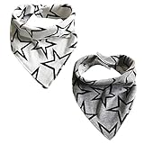 Zhaozheよだれかけ ビブ ベビー 三角 柔らかい コットン 汚れ防止 2枚セット