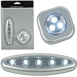 Super Bright 72LT504 3 and 5 LED Touch Light Set with Mounts [並行輸入品]