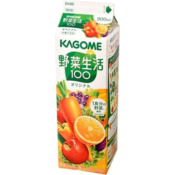 Amazon.co.jp: [冷蔵] カゴメ 野菜生活100 オリジナル ホーム