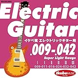 Ikebe Original Electric Guitar Strings “イケベ弦 エレキギター用 009-042” [Super Light Gauge/IKB-EGS-0942]