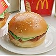 食べないで下さい！どこから見ても本物みたい リアルサイズ ハンバーガー型 リストレスト キーボードクッション