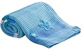 Clair de Lune Pick-N-Mix Cotton Blanket (Blue)