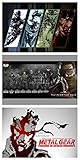 CGC Hugeポスター – メタルギアソリッドセット – Playstation ps1 ps2 ps3 ps4 Xbox 360 One – mgsset3 16" x 24" (41cm x 61cm)