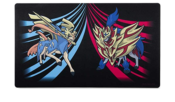 Amazon 海外限定 ポケモンカードゲーム プレイマット ガラル レジェンダリー ザシアン ザマゼンタ Galar Legendary Full Color 並行輸入品 トレカ 通販
