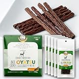 犬 80/100シリーズ OYATSU(おやつ) 北海道産 蝦夷鹿肉 85% 躾のご褒美に最適 細丸スティック 100g (20g×5袋入)