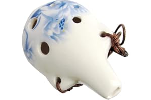 ABOOFAN Ocarina Kids Musical Instrument Musical Instrument Adult Necklace Locket Ceramic Alto Ocarina Musical Instrument Begi