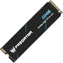 acer Predator GM6 1TB SSD, M.2 2280 PCIe Gen4x4 NVMe 2.0, Up to acer Predator GM6 1TB SSD, M.2 2280 PCIe Gen4x4 NVMe 2.0, Up to