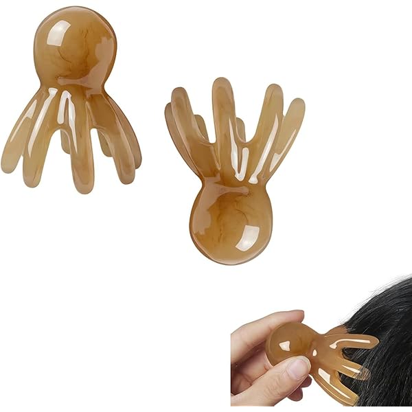 Amazon.co.jp: 頭皮マッサージ タコ 2個入り 6爪 ヘッドスパ