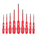 ドライバセット 絶縁式 精密 工具 プラス型 フレア型 本線テスター 9本セット