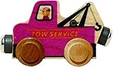 【米国正規商品・並行輸入】ネームトレイン 木製おもちゃ NameTrain Tow Truck レッカー車