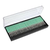 uxcell　研削ダイヤモンド ビットセット　テーパーヘッド　マウントポイント　直径2mm　30個入り