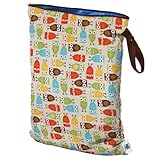 Planet Wise Wet Diaper Bag, Owl, Large by Planet Wise [並行輸入品]