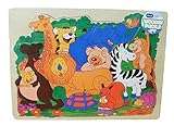 Fun Jigsaw Wooden Puzzle Zoo Animal Design - Suitable From 12 Months by KATIES PLAYPEN? / BABY BEST 