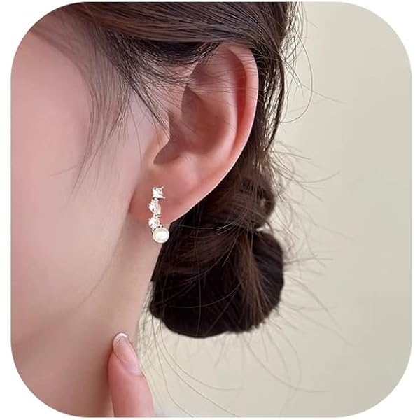 Amazon | ピアス レディース パール ぶどう グレープ シルバー925 金属
