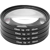 フィルター デジタル一 眼レフ一 眼レフデジタル カメラフィルター 58mm レンズフィルター クローズアップ マクロレンズキット デジタル一眼レフ カメラ用レンズ マクロ接写アクセサリー