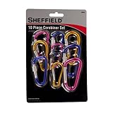 Sheffield Tools 60063 Carabineer Set, 10-Piece [並行輸入品]