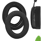 Geekria イヤーパッド Comfort 互換性 パッド コルセア Corsair HS70 PRO/ HS60 PRO/ HS50 PRO ヘッドホンに対応 パッド イヤー/イヤーカップ (メッシュファブリック/黒)