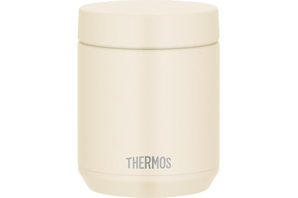 【食洗機対応モデル】 サーモス 真空断熱スープジャー 400ml アイボリー 全パーツ食洗機OK 保温保冷 お手入れ簡単 口当たりがやさしい丸口設計 スタンダードモデル JED-400 IV