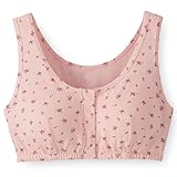 フロントオープンハーフトップ　　ピンク系花柄　サイズ:マタニティLL