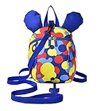 C-Weiwei 子供用リュック 迷子防止 リュックサック 赤ちゃんを守 幼児 Mouse動物 マウス キッズ用 リュック キッズ ベビー 通園 幼稚園 かわいい 男の子 女の子 (Bブルー)