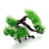 leerya Aquatic Animals Rockery Miniascape水族館人工パイン木水植物 15*7*10cm