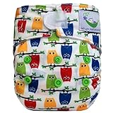 Sweet Pea Newborn All-in-one Diaper Cover Owls [並行輸入品]