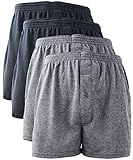 [VANDIT] ニット トランクス メンズ パンツ 無地 4枚/6枚セット 大きいサイズ M LL 2L 3L 4L 5L (4枚B, LL)