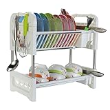 GYP カトラリー収納棚、ファッションキッチンナイフホルダー食器棚カトラリー排水多機能白2フロアスペースを節約スペースサイズ：46.5 * 24.5 * 45cm ( サイズ さいず : 46.5*2