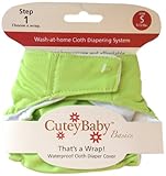 CuteyBaby That's a Wrap Diaper Cover, Solid Lime, Small by CuteyBaby [並行輸入品]