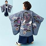 羽織袴セット 小町kids 七五三 五歳 男児 コマチキッズ グレー鷹