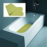 浴槽、シャワーマットExtra Longアンチスリップ安全with Suctionグリップ40 " x 16 "緑の母の日ギフト