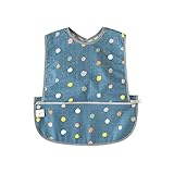 NAOMI ITO お食事ポーチロン(袖なし) ブルー 9853