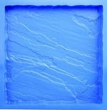 BonWay 32-323 18-Inch by 18-Inch Poly Concrete Stone Mold, Slate/Random Edge Pattern by BonWay