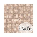 タイル シート 陶器 屋外壁 屋外床 磁気質無釉 アートモザイクスクエア25角 １ケース（１０枚入り) スタイルF