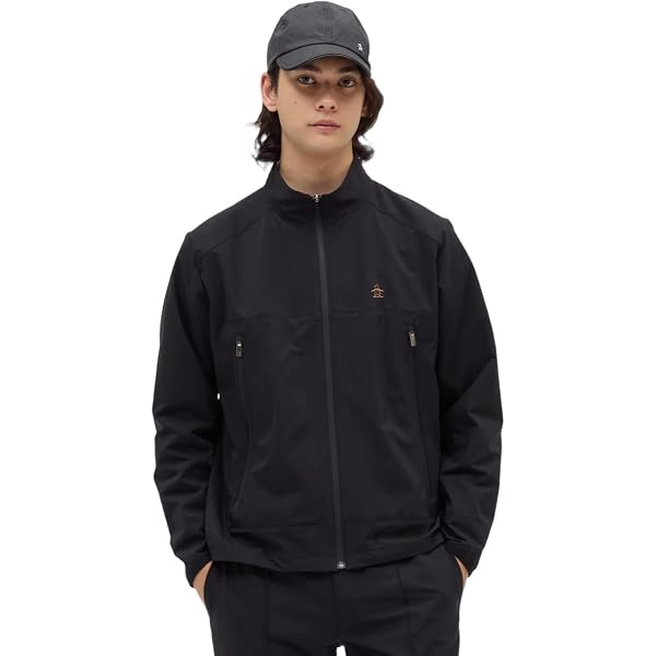 munsingwear ブラックブルゾン Amazon | MUNSINGWEAR(マンシングウェア) ブルゾンはっ水 ストレッチ