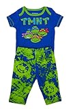 Teenage Mutant Ninja Turtles TMNTベビー2ピースボディスーツ&パンツセット カラー: ブルー