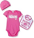 「Sweetest」ボディスーツ、よだれかけ&キャップセット グレイ