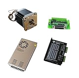 DC-HOUSE NEMA 34 ステッピングモーター1090オンス 4.0A ドライバーDM860A　キット