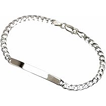 イタリア IDブレスレット シルバー D J刻印 925　ITALY イタリア IDブレスレット シルバー D J刻印 925 ITALY - メルカリ