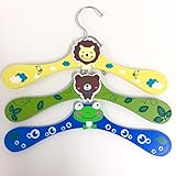 子供用 アニマル ハンガー ウッド ベビー キッズ カラフル ポップ 出産祝い プレゼント インテリア 実用的 収納 木製 3点セット