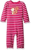 Gymboree Girls' Animal Friend Romper Berry Rose 3-6 [並行輸入品]