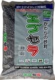 瓦で出来た地球にやさしい砂利 瓦砂利 エコセラ　ブラック （10kg）10袋セット L14-30mm