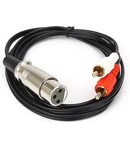 Amazon.co.jp: luxferre xlr rca 変換 rca xlr 変換 ケーブル
