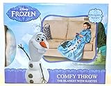Disney Frozen Olaf Made of Snow Youth Comfy Throw with Sleeves, 48 by 48" [並行輸入品]