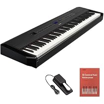 Amazon | ヤマハ 電子ピアノ P-525B Pシリーズ 88鍵盤 木製鍵盤 本格的 