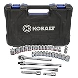 Kobalt 33-Piece Standard/Metric Mechanics Tool Set with Case 85187 by Kobalt