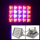 Derlights 40w 植物育成ledライト LED投光器 水耕栽培ランプ 室内用 植物成長促進用ランプ フラッドライト 日照不足解消 作業灯 IP65 観葉植物 水生盆栽システム 家庭菜園 水草