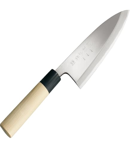 P452-I16-2579 出刃包丁 在銘 木製鞘付き 刃渡り約23cm 全長約40cm 調理器具 キッチン 現状品⑦7